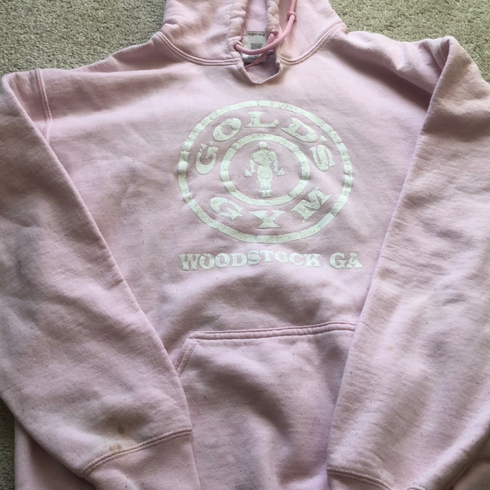 Golds Gym GA Pink Hoodie